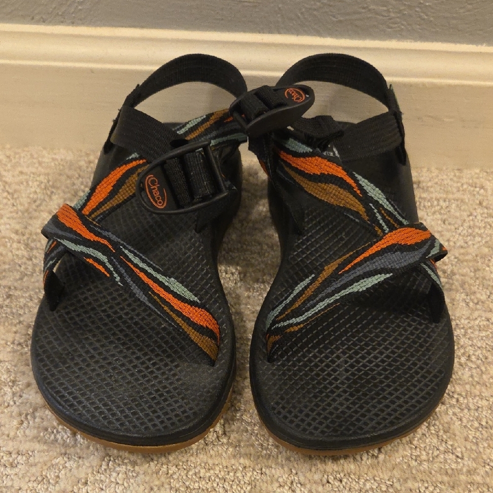 Chaco Sandals with Black and Multicolor Straps